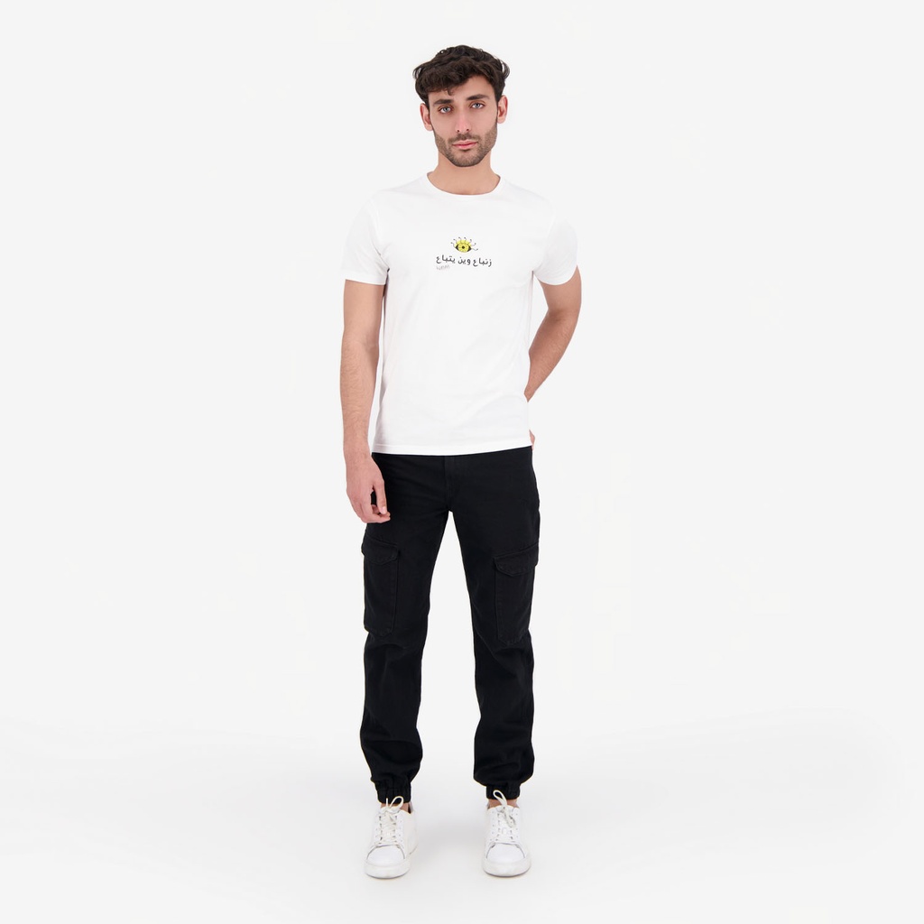 T-shirt homme manches courtes  زنباع وين يتباع
