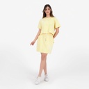 Sweat sur taille femme manches courtes FLEUR