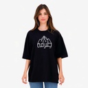 T-shirt oversized unisexe  manches courtes طبرقة