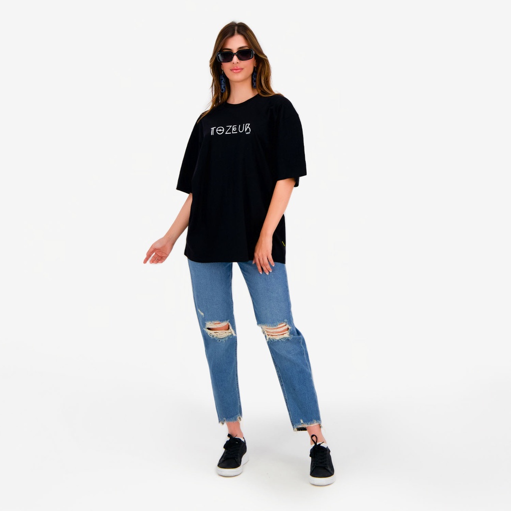 T-shirt oversized unisexe adulte manches courtes TOZEUR