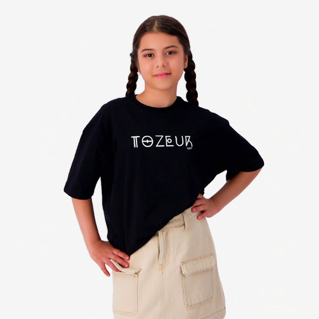 T-shirt oversized unisexe  manches courtes TOZEUR