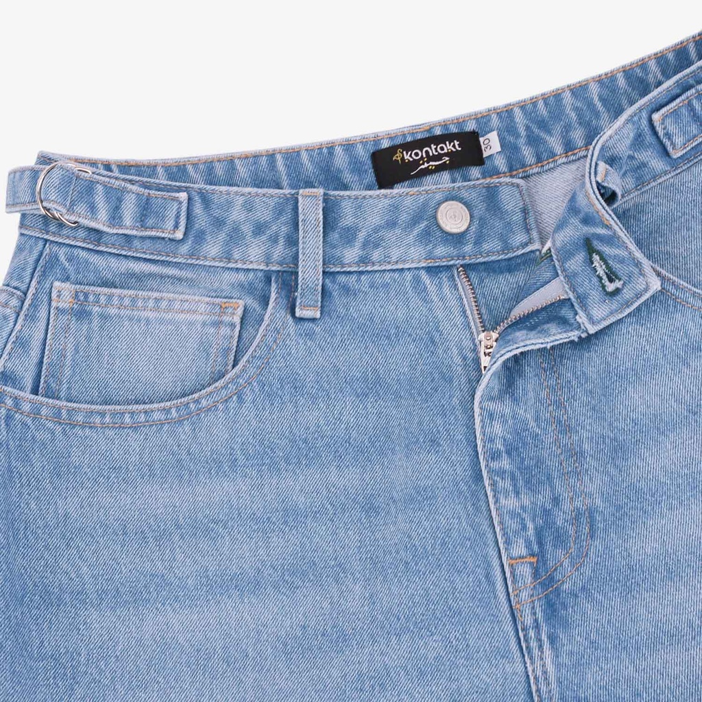 Carpenter baggy unisexe en jeans - KARIM 2.0