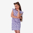 Robe de pyjama fille avec volant