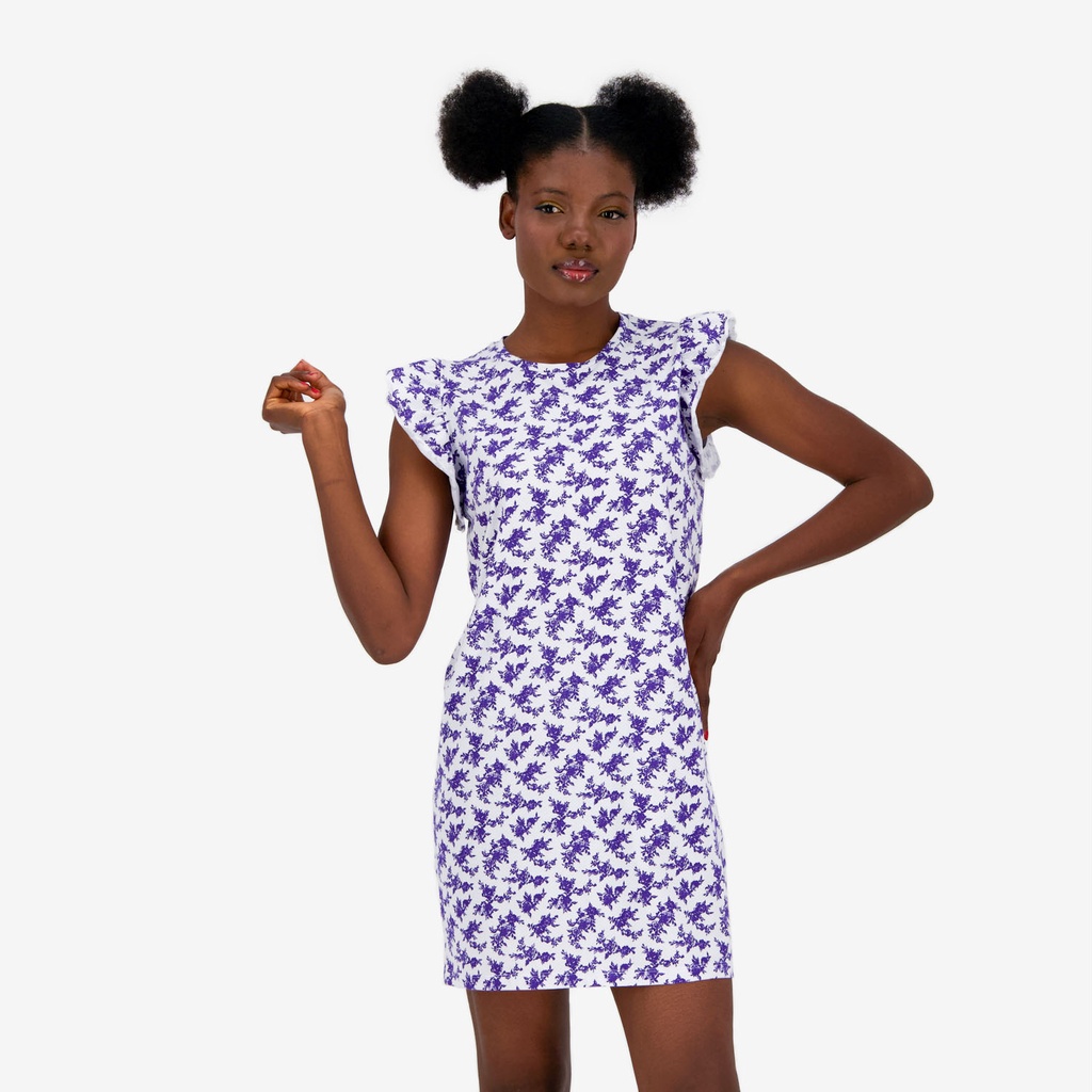 Robe de pyjama femme avec volant