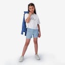 T-shirt sur taille fille manches courtes على شط بحر الهوى