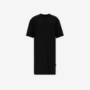 Robe sweat femme manches courtes avec poche plaquée