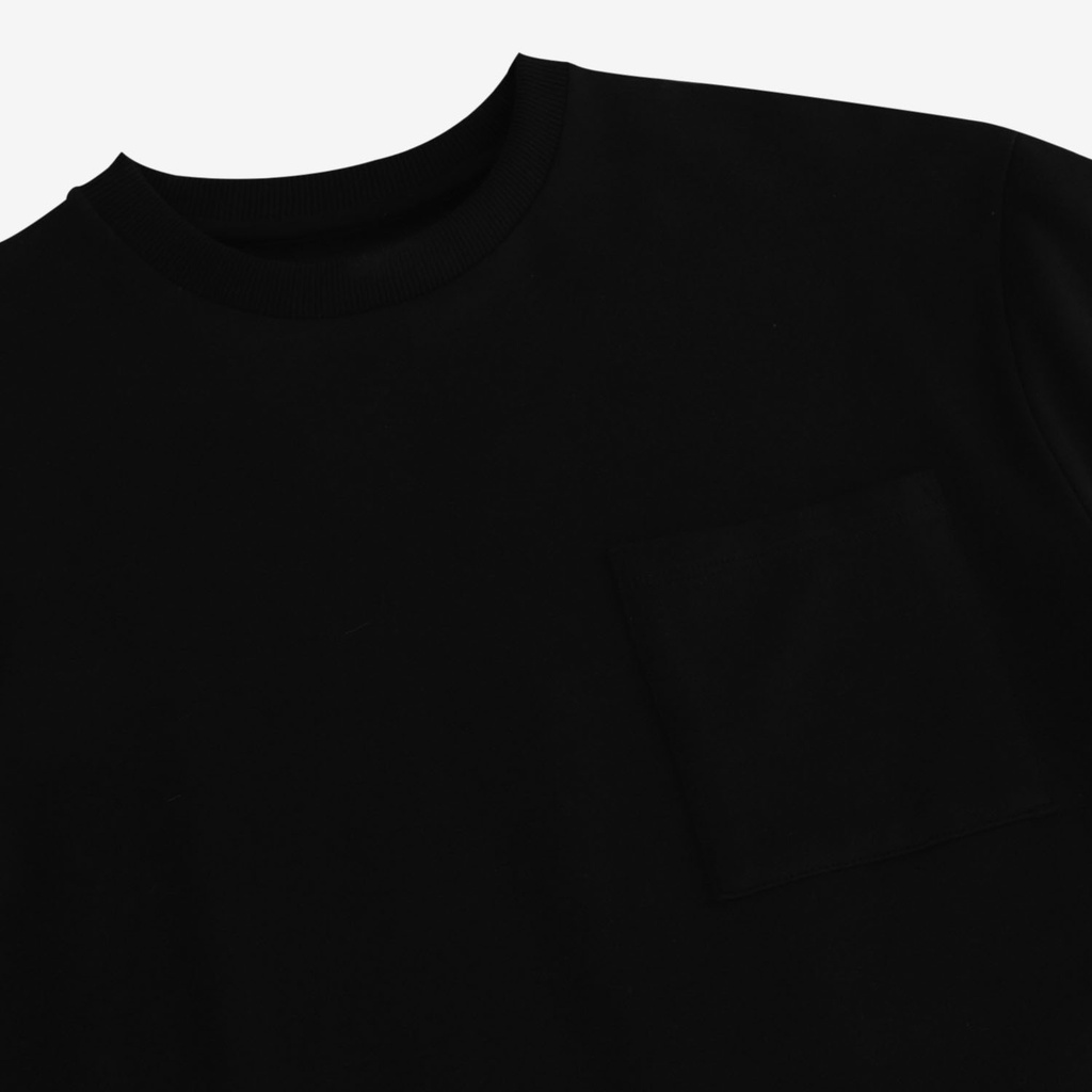 Robe sweat femme manches courtes avec poche plaquée