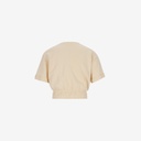 Sweat crop femme manches courtes  الوردة لي نحكي عليها