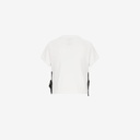 T-shirt fille manches courtes avec nœuds sur le cotés