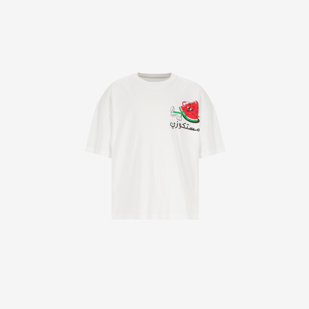 T-shirt oversized garçon manches courtes  مستكوزي