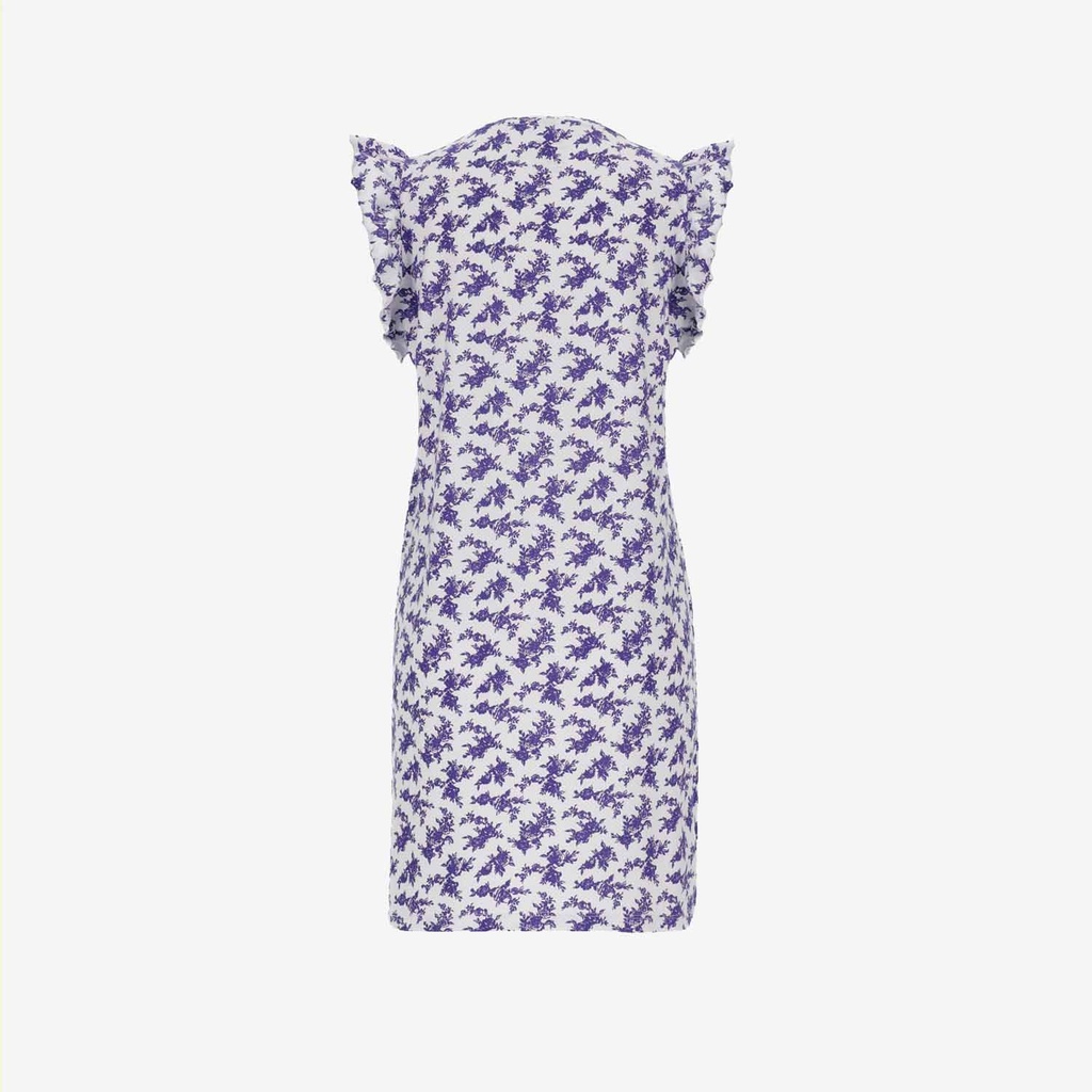 Robe de pyjama femme avec volant