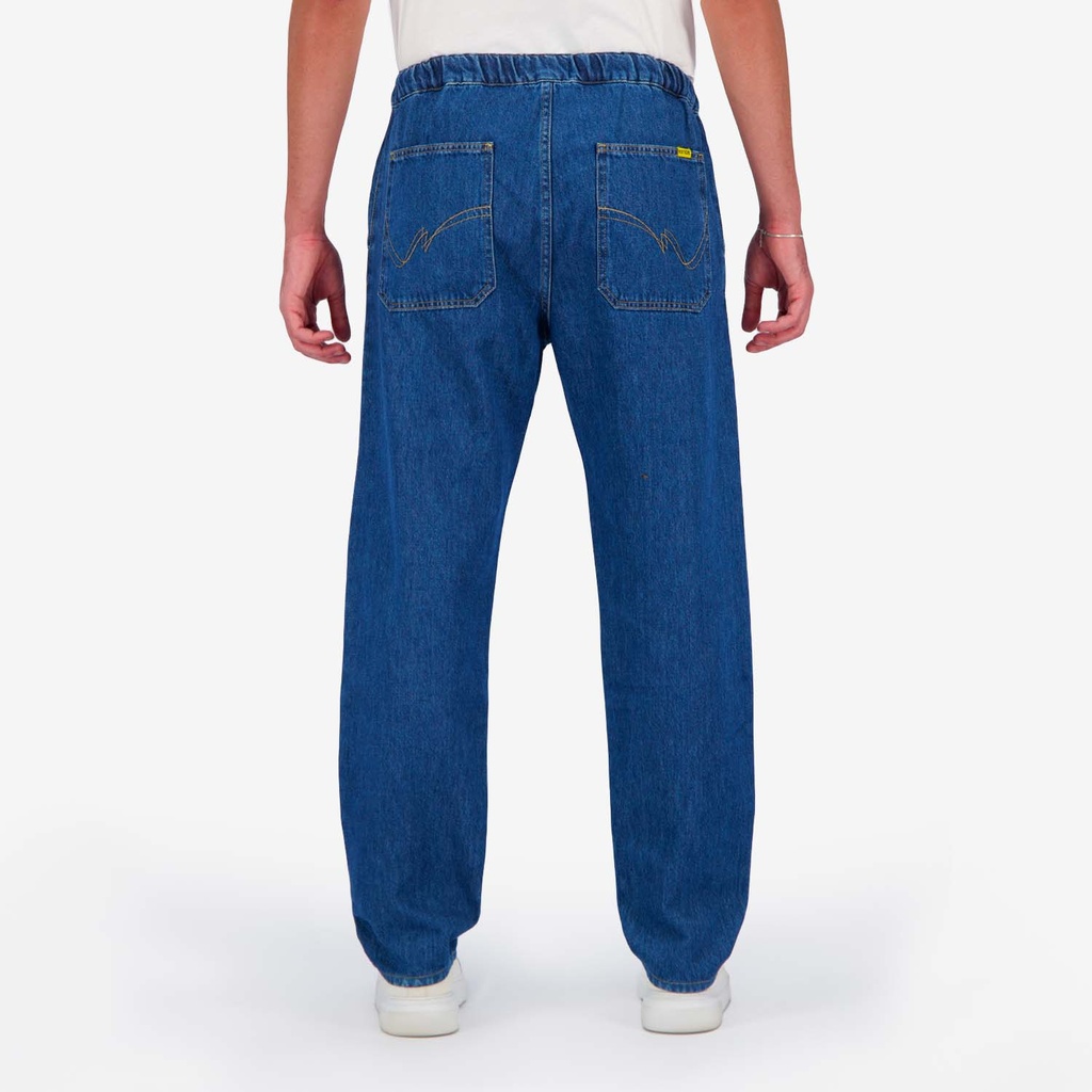 Baggy jogger homme en jeans-BAHAw