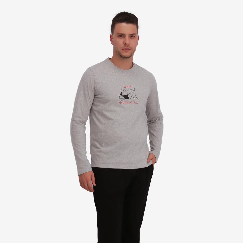Pyjama homme manches longues فيق يا شفيق