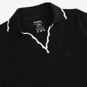 Polo côtelé femme manches courtes