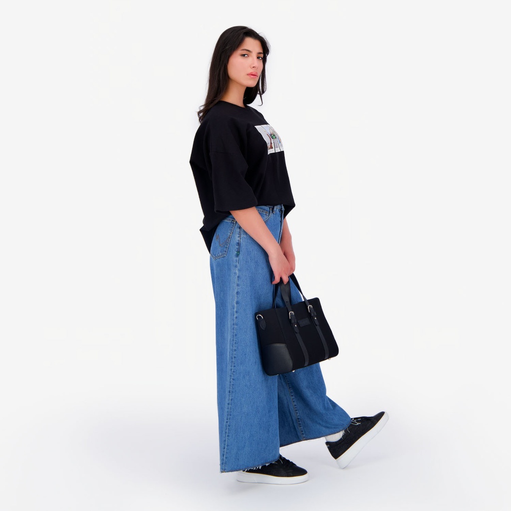 Sweat boxy femme المدينة العربي, محطة برشلونة ا,لمنڨالة