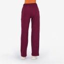 Jogger femme jambe droite avec poches plaquées