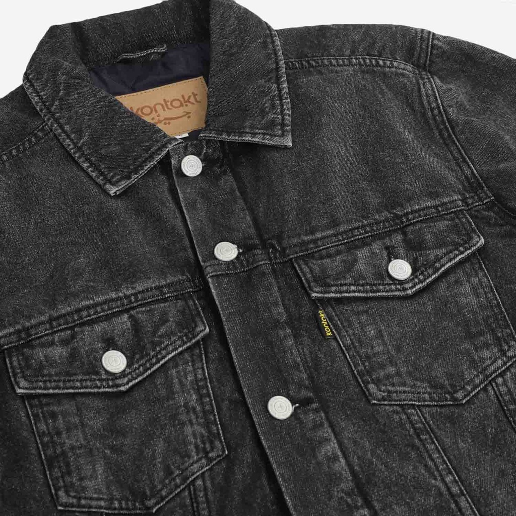 Regular jacket homme avec doublure matelassé en jeans - KENZI 2.0