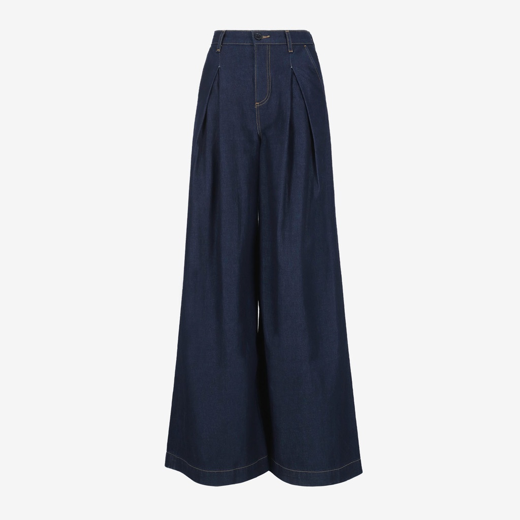 Chino Wide leg femme-CHEDIA