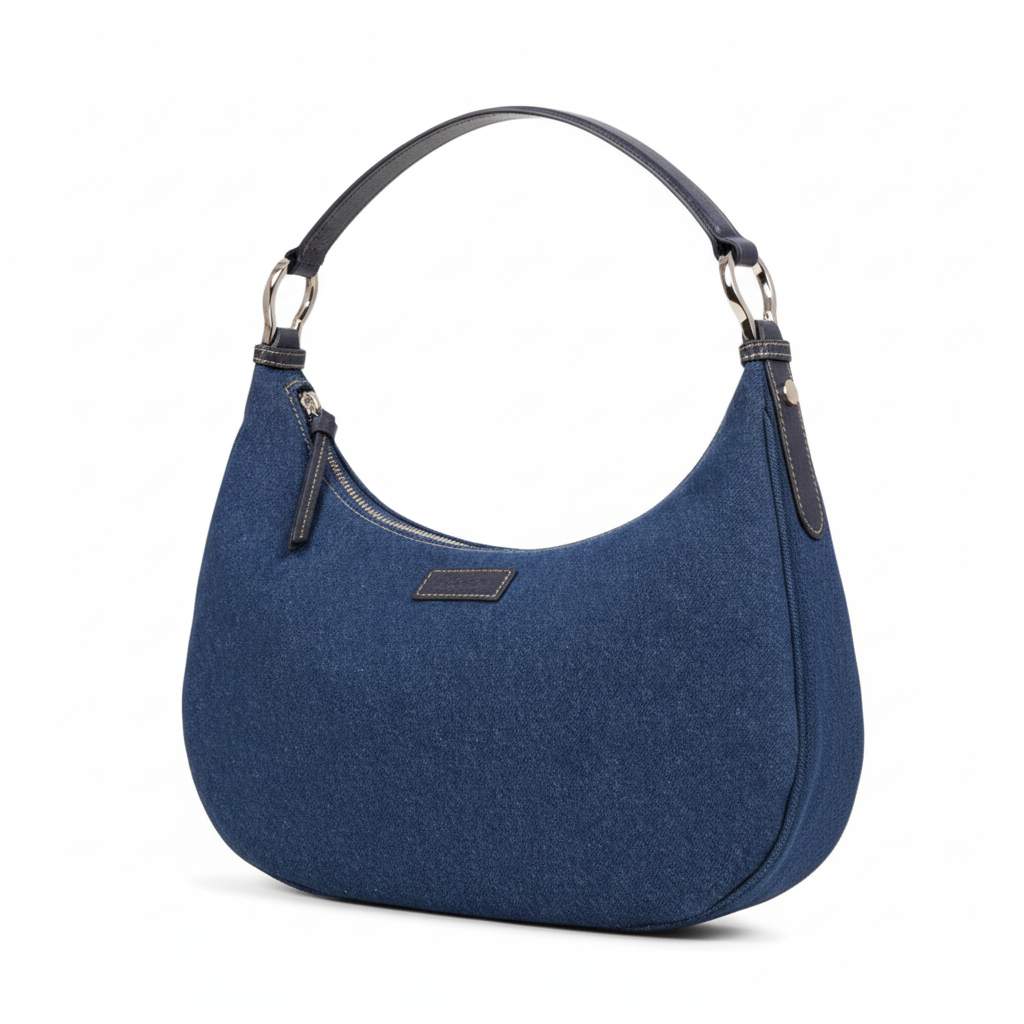 Sac demi lune en jeans - HLEL