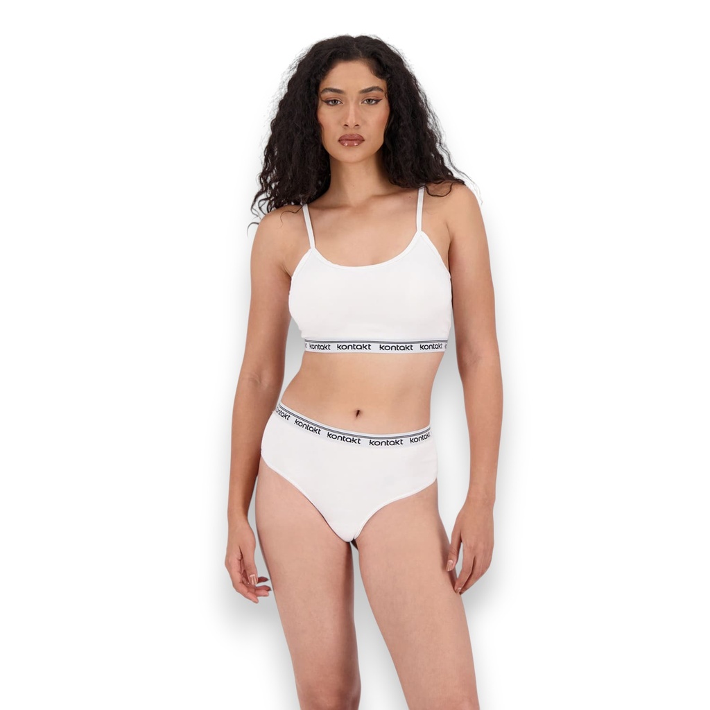 Brassière femme en coton stretch