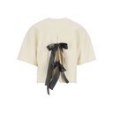 Sweat sur taille fille manches courtes avec pin up