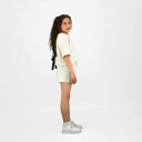 Sweat sur taille fille manches courtes avec pin up