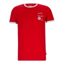 T-shirt unisexe manches  courtes contrasté  تونس تجمعنا