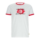 T-shirt unisexe manches  courtes contrasté  نسور قرطاج ديما فالعلالي