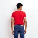 T-shirt unisexe manches  courtes contrasté  تونس تجمعنا