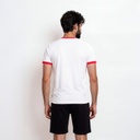 T-shirt unisexe manches  courtes contrasté  نسور قرطاج ديما فالعلالي