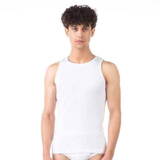 [05-010-19-023-K000-L] Singlet thermique homme en maille interlock (L)