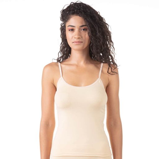 [05-010-08-012-K019-L] Caraco femme en microfibre extensible (Chair, L)