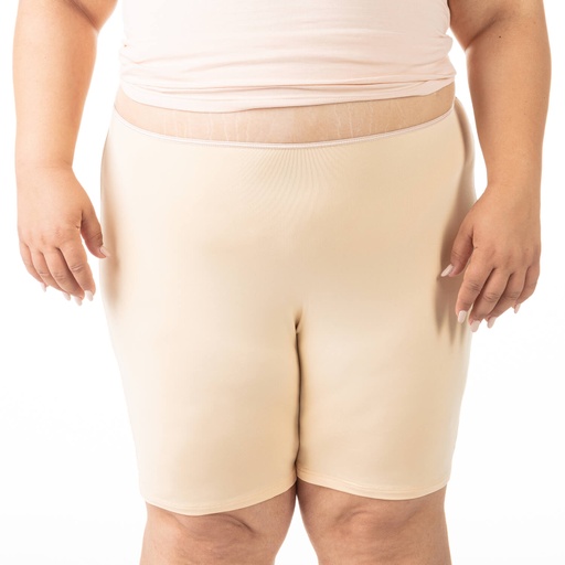 [05-010-06-021-K019-3XL] Boxer taille haute grandes tailles en microfibre extensible (Chair, 3XL)