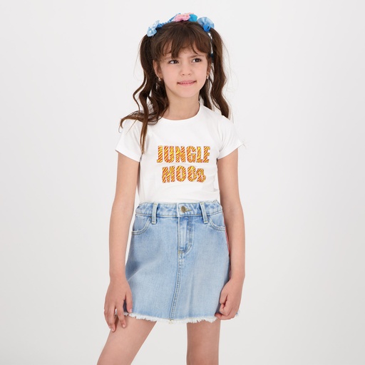 [05-010-02-358-K000-10A] T-shirt fille manches courtes jungle MOOD (10A)