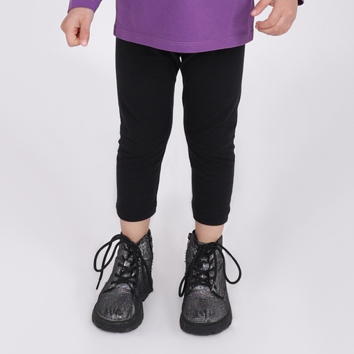 [01-010-01-318-K040-12M] Tregging bébé unisexe (Noir, 12M)