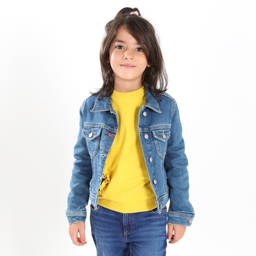 [01-010-47-007-K419-10A] Veste en jeans fille (10A)