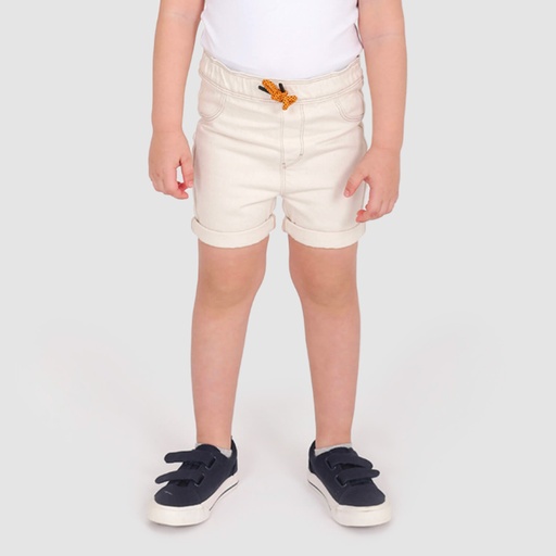 [01-010-18-008-K579-12M] Short bébé en sergé de coton (12M)