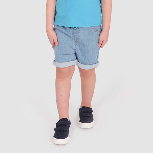 [01-010-18-007-K412-12M] Short bébé en jeans (12M)