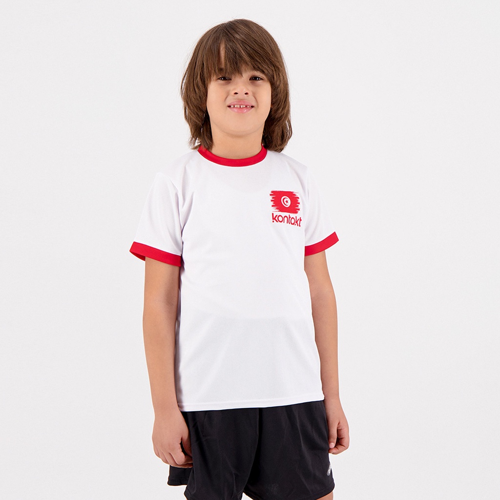 T-shirt unisexe enfant manches courtes الكابو