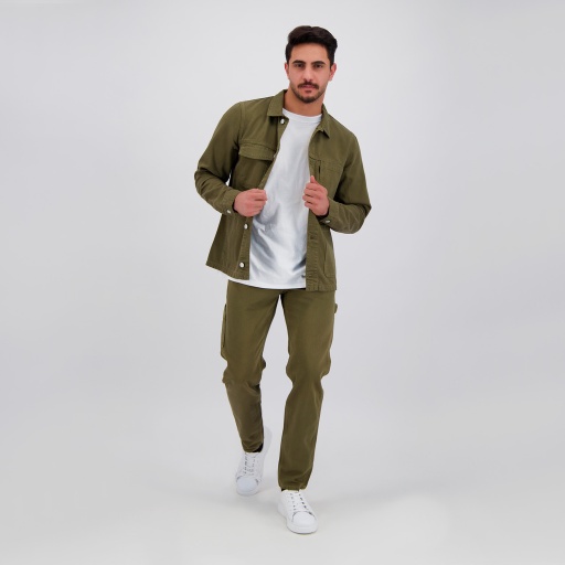 [01-010-01-413-K133-28] Carpenter homme - KARIM (Vert kaki, 28)