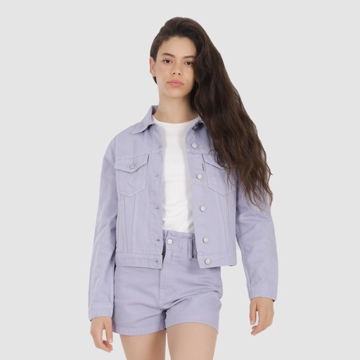 [01-010-10-047-K761-L] Regular jacket femme en jeans - KENZ (L)