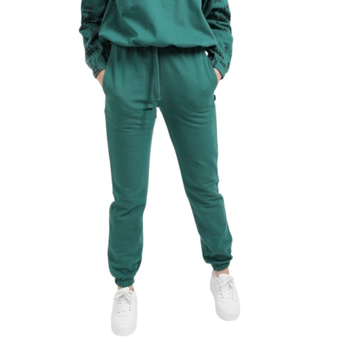 [05-010-65-037-K054-L] Jogger slim femme en molleton (Vert, L)