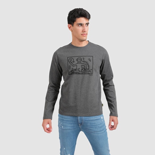 [05-010-02-241-K723-L] T-shirt homme manches longues DJ (L)