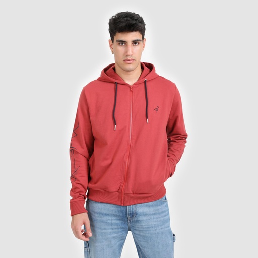 [05-010-43-046-K049-L] Hoodie zippé homme POUVOIR &amp; PUISSANCE (L)