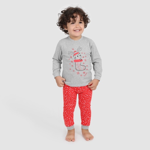 [05-010-16-248-K857-12/18M] Pyjama bébé manches longues NOEL (12-18M)