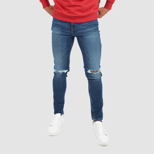 [01-010-01-424-K490-28] Skinny jeans homme - SOFYEN (Jeans  Bleu Foncé, 28)