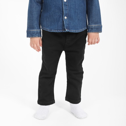 [01-010-01-438-K040-12-18MOIS] Skinny bébé en jeans (Noir, 12-18M)