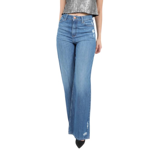 [01-010-01-463-K490-24] Wide leg jeans femme -WIDED (Jeans  Bleu Foncé, 24)