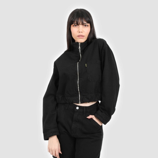 [01-010-10-059-K040-L] Veste zippé femme avec bas élastique - KENZA (L)