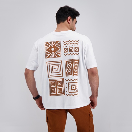 [05-010-02-535-K000-L] T-shirt oversized homme manches courtes MARGOUM (L)